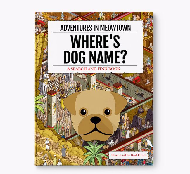 Personalised Pugapoo Book: Where's Dog Name? Volume 2